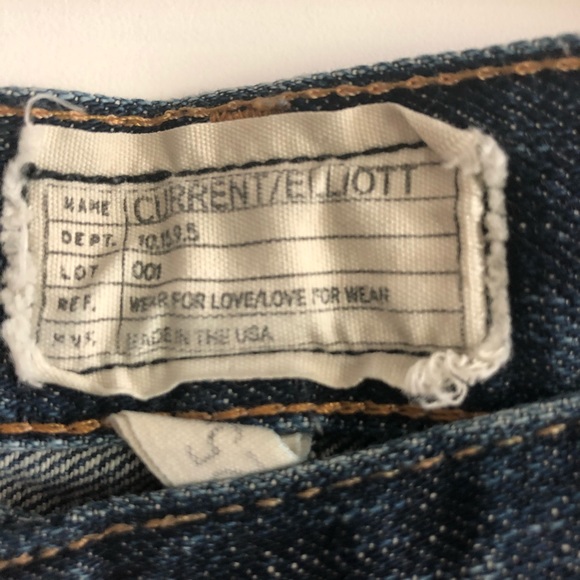 Current Elliot straight leg jeans - Picture 4 of 4